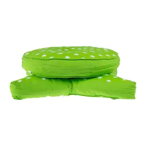 Homescapes Green Stars Floor Cushion