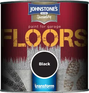 Johnstone's Garage Floor Paint Black - 250ml