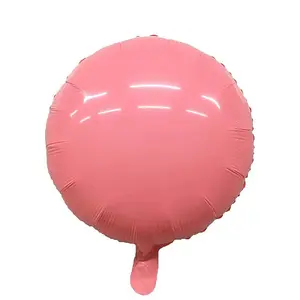 Realmax Macaron Solid Foil Balloon (Pack of 10) Pink (One Size)