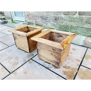 Traditional Regular Square Planter x 2