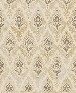 Galerie Italian Classics 4 Gold Damasco Embossed Wallpaper