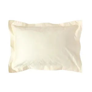 Homescapes Cream Egyptian Cotton Oxford Pillowcase 1000 TC