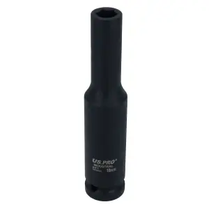 10mm Extra Deep Long Metric MM Impact Socket 1/2" Drive 6 Sided Single Hex