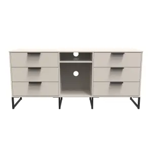 Fuji 6 Drawer Sideboard in Kashmir Matt (Ready Assembled)