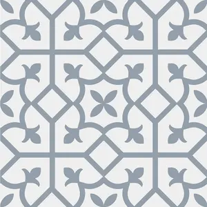 QuoteMyWall Grey Vintage Pattern Tile Stickers Peel & Stick Tile Decals For Kitchen & Bathroom (16 pack)