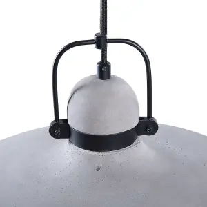 Concrete Pendant Lamp Grey NOATAK