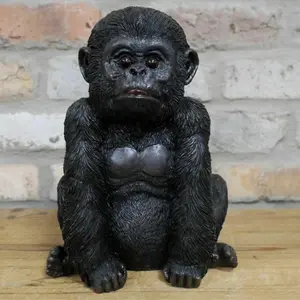 Adorable Baby Gorilla Home Garden Decorative Fugurine