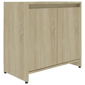 Berkfield Bathroom Cabinet Sonoma Oak 60x33x61 cm Engineered Wood