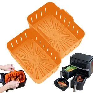 Wafe Air Fryer Liner Dual (Set of 2) Orange