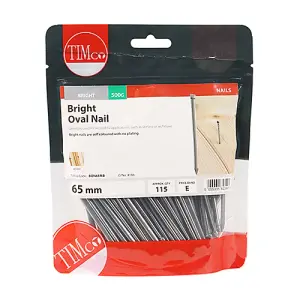 TIMCO Oval Nails Bright - 65mm