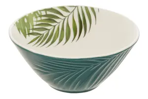 Maison by Premier Bali Dark Green Large Salad Bowl