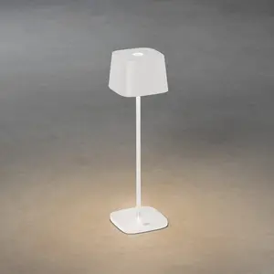 Indoor Outdoor Rechargeable Cordless Table Lamp White