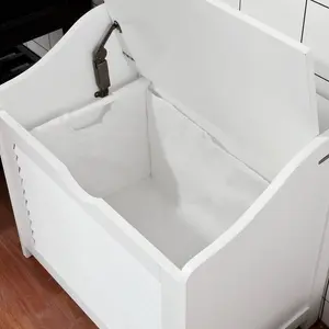 Wood Cabinet Laundry Hamper