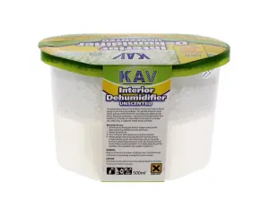 KAV Moisture Absorber Dehumidifier - Mould, Odors with Hydrophilic Crystals - Wardrobe Closet and Basement Dehumidifier (10 Pack)