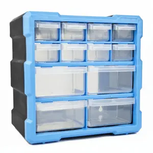 TekBox DIY Storage Organiser Unit with 12 Drawers