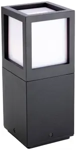 Luminosa Evo LED 1 Light Outdoor Small Bollard Light Graphite IP54