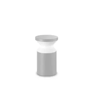 Ideal Lux Torre Outdoor Pedestal Light Grey IP44