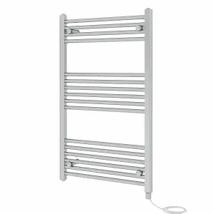 Rinse Bathrooms 600W Electric Heated Warming Towel Rail Bathroom Radiator Chrome - 1000x600mm