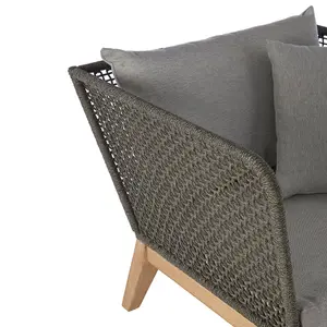 Interiors by Premier Grey Armchair, Arm and Backrest Chair for Living Room, High-quality Bedroom Chair, Comfortable Armchair