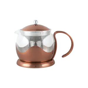 La Cafetire Le Teapot Glass Loose Leaf Teapot with Infuser