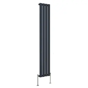 Right Radiators 1600x272 mm Vertical Single Flat Panel Designer Radiator Central Heating Rads Anthracite