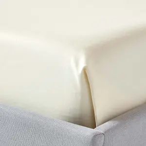 Homescapes Cream Egyptian Cotton Flat Sheet 1000 Thread Count, Single