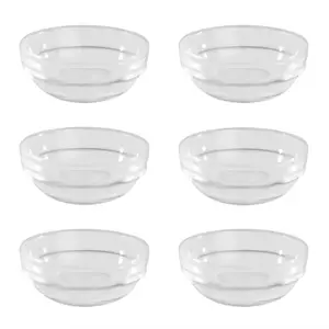 Glass Condiment Dishes - Set of 6