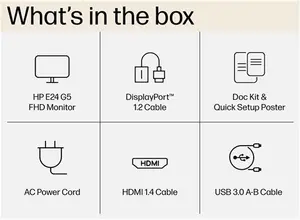 HP E24 G5 (23.8") Full-HD IPS Business Monitor