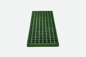 GRP  Waffle Boards 996 x 310 x 38mm Sq Grip Top - Green (Sold in Pairs)