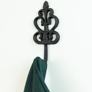 Woodside Cast Iron Decorative Wall Hook - 3 PACK