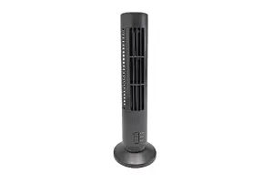 2 Speed Office Home Air Cooling Tower Fan - Black