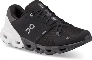 On Men's Cloudflyer 4 Road Running Shoe In Black/White, Size: 13.5, Polyester