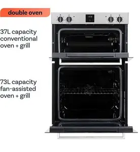 Electriq Built-In Electric Double Oven - Stainless Steel