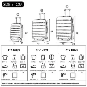 SET OF 3 ABS Hard shell Travel Trolley Suitcase 4 wheel Luggage Set Hand Luggage, 20,24,28 inch, Orange