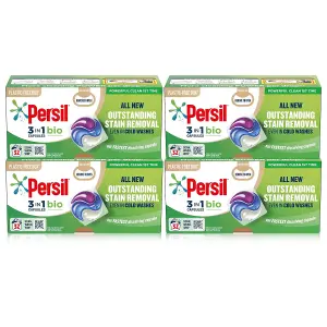 Persil 3-in-1 Washing Capsules Powerful Clean First time, Bio, 32 Washes, 4Pk