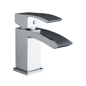 Stark Polished Chrome Deck-mounted Basin Mono Mixer Tap