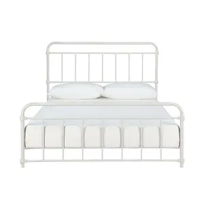 Aanya Bed Frame White / Kingsize (5')