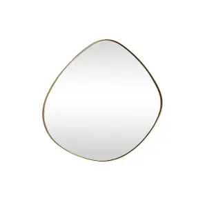 Melody Maison Gold Asymmetrical Pebble Wall Mirror 50cm x 50cm