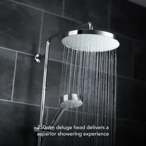 Mira Atom ERD Chrome effect Rear fed Thermostatic Mixer Shower