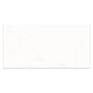 Lacey Polished White Marble Effect Porcelain Wall & Floor Tile - Pack of 16 Tiles, 11m² - (L)600(W)1200mm