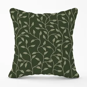 Green Shrub With Leaves Cushions 45cm x 45cm