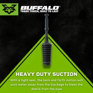 Buffalo Toilet Plunger Concertina Bellows