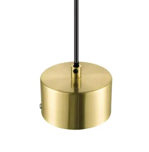 GoodHome Klentony Gold effect Pendant ceiling light, (Dia)100mm