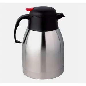 Mantrra 1.5l Stainless Steel Double Wall  Vacuum Jug  With Push Button And Handle Vacuum Thermal Flask Teapot