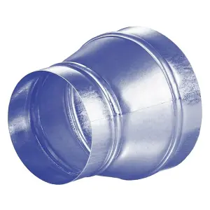 150-100mm Metal Duct Reducer Round Reducer Duct Fitting Pipe Increaser Reducer Galvanized Steel