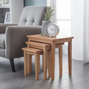 Elvina 3 Piece Nest Of Tables Andover Mills Colour: Light Oak