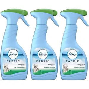 Febreze Fabric Pet Odour Eliminator 375ml (Pack of 3)