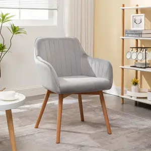 Ariad Upholstered Dining Chair Grey