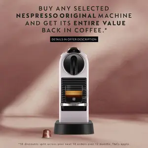 Nespresso Citiz Rose Pink Coffee Machine