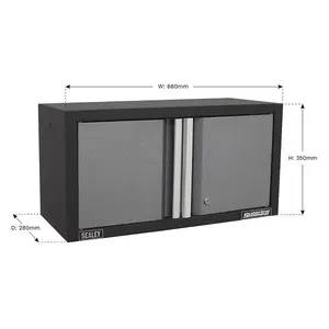 Sealey Modular Wall Cabinet 2 Door 680mm APMS65